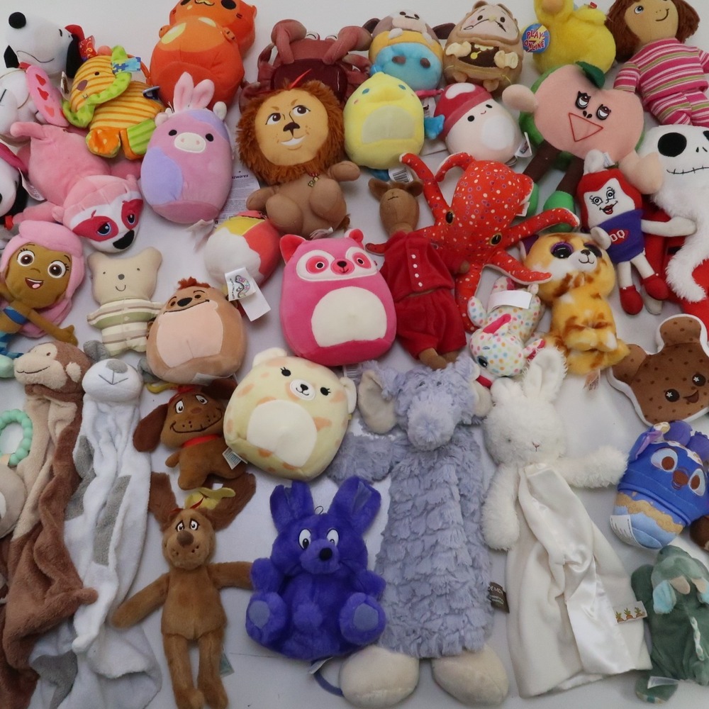 Mixed Lot Plush‎ Toy Collection Squishmallow Douglas Disney Kellytoy Small 40+